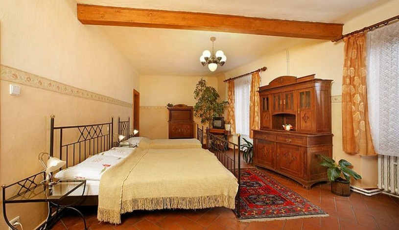 Pension BARBAKÁN Český Krumlov - Třílůžkový pokoj DeLuxe   